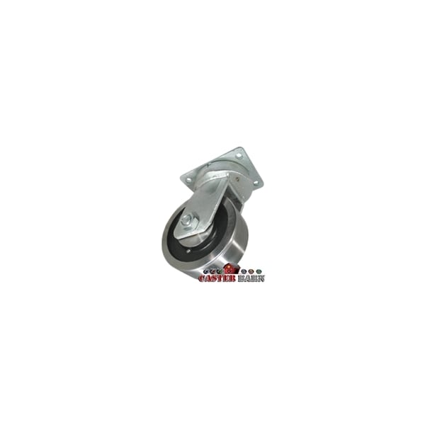 8"x4" Kingpinless Heavy Duty Swivel Caster, Forged Steel Wheel, 18